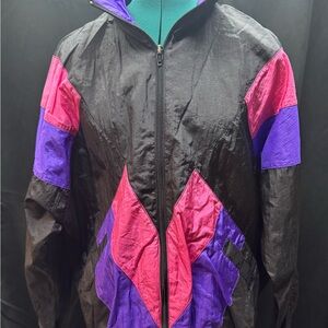 Misty Valley Sport Black Windbrea with Purple Accents